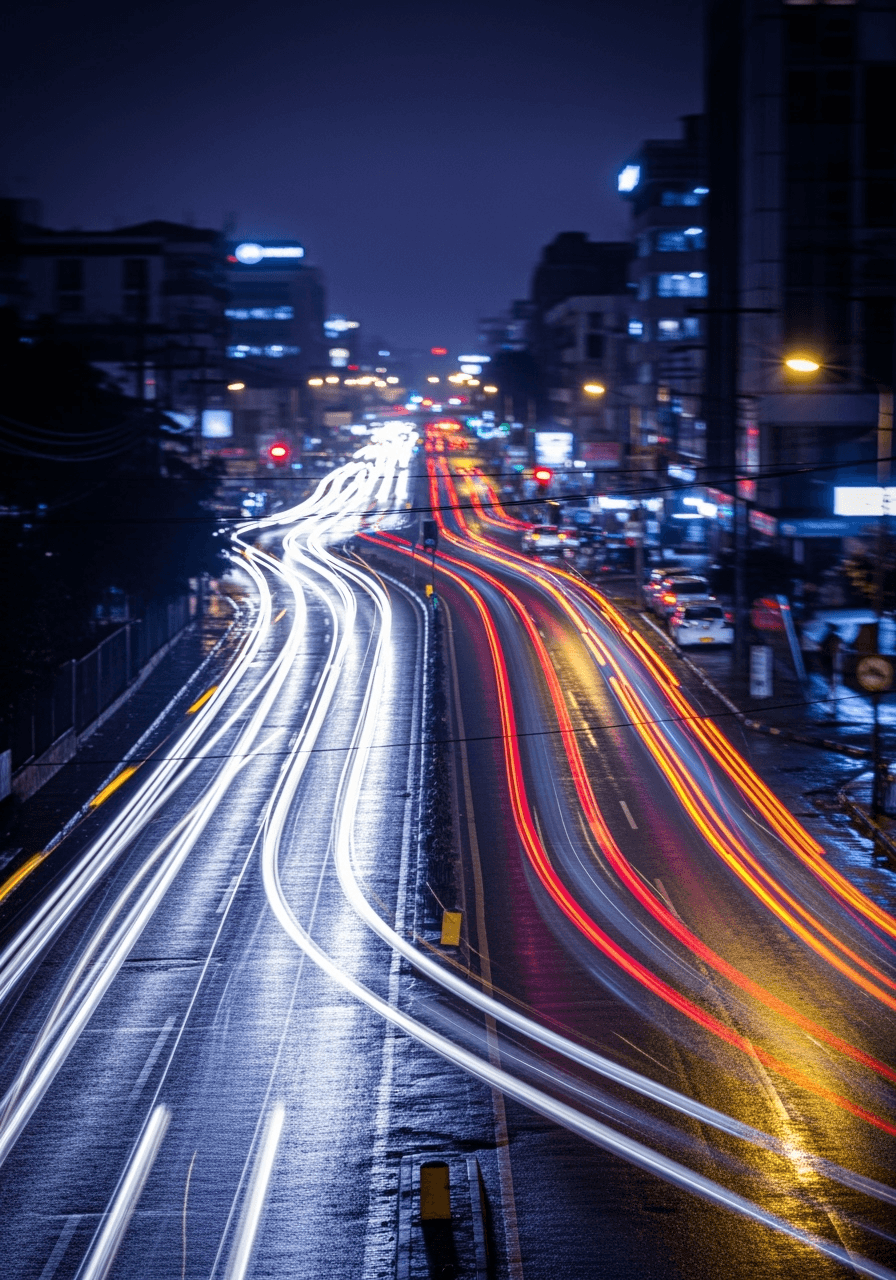 Industrial layout of car tire, wrench, and spark plug with metallic textures.